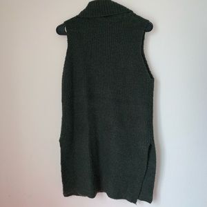 Lush Sweaters - Lush Green Turtleneck Sweater Tank Lush Sweaters - Lush Green Turtleneck Sweater Tank